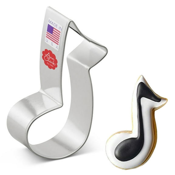Ann Clark Music Note Cookie Cutter, 3 1/2"