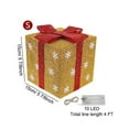 thumbnail image 1 of Home decor Lighted Gift Boxes Indoor Outdoor Christmas Decorations For Christmas Tree Porch Home, 1 of 5