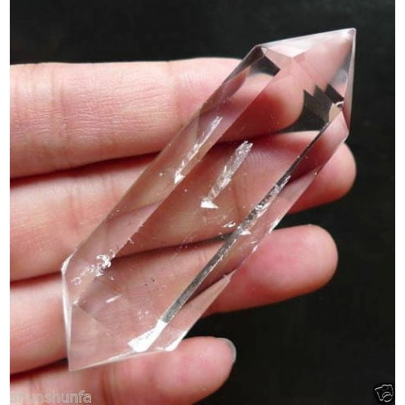 5CM Natural Rock Clear Quartz Crystal DT Wand Point Healing TAPDRA Spare Part