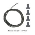 thumbnail image 4 of 4pcs Magazine Bag Pull Tab Portable Magazine Pouch Nylon Pull Tab (Black), 4 of 8