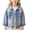 Blue-1, variant on Girls Embellished Denim Jacket - Blue Pearl Rhinestone Star Pattern Sparkly Jean Jacket for Kids 2-12 Years,Size 18 Months