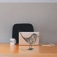 thumbnail image 3 of Figura de pájaro de metal, alambre de hierro, arte, artesanía, modelo de pájaro, modelado de pájaros, decoración, decoración del hogar, 3 of 7