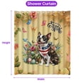 thumbnail image 5 of Boston Terrier Celebrates Spring and Enjoys a Happy Easter Shower Curtain Gentleman Dog Lover Gifts Waterproof Bathroom Bathtub Curtain - 02001, 5 of 5