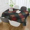 thumbnail image 2 of Yayeee Tablecloths 60" x 120" Rectangle Wrinkle Resistant Party Table Cover, Red Tartan Pattern, 2 of 8