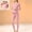 Pink, variant on pstuiky Maternity Pajamas for Women Nursing Top and Long Pants Set with Adjustable Waistband Long Sleeve Home Loungewear for Pregnancy and Postpartum 2-Piece Outfit Maternity Breastfeeding Pajamas