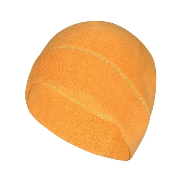 Warm Cycling Skin-Friendly tacticals Beanie Anti-Static Hiking Spring Fleece Running Windproof yellow