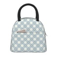 thumbnail image 1 of Easygdp Daisy Plaid Blue Bolsa de Almuerzo Insulada Grande, Forro de Aluminio, Diseño Espacioso, a Prueba de Fugas, Ideal para Trabajo, Picnics, Viajes y Actividades al Aire Libre, 1 of 6
