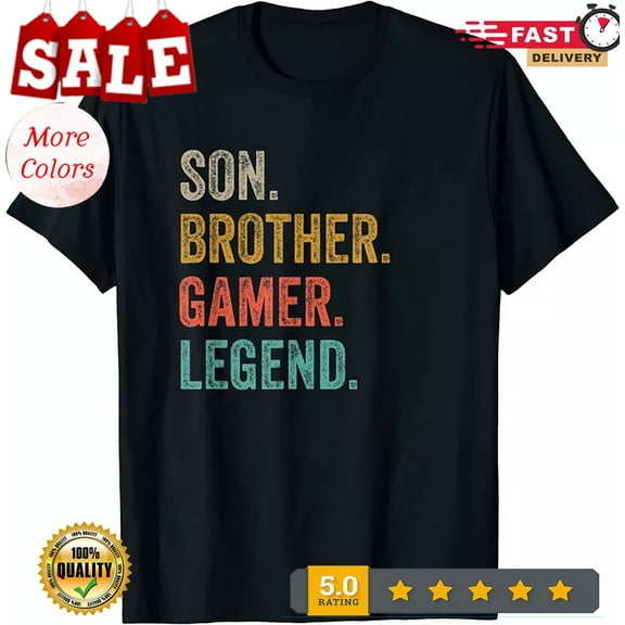 2025/Gaming Gifts For Teenage Boys Gamer Unisex T-Shirt