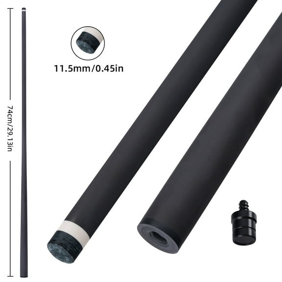 Pool cue Carbon Shaft with 3/8*8 Pin Joint 11.5mm Tip Professional Single Shaft with Carbon Tube for Billiard Cue