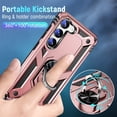 thumbnail image 4 of Case for Samsung Galaxy S23 Case for S23 Phone Case,with Stand [Military Drop Proof][Shockproof][Dustproof],23 Case Ink Green, 4 of 12