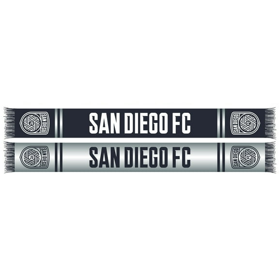 Unisex Gray San Diego FC Chrome Scarf