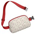 thumbnail image 3 of White Christmas Star and Gift Pattern Cute Fanny Packs for Women,Travel Waterproof Crossbody Fanny Bags Waist Purse for Women Anti Theft Adjustable Strap for Running Travel Cycling, 3 of 6