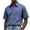 EB54_Dark Blue, variant on Lumtrix Men's Short Sleeve Dress Shirts Summer Casual Button Down Shirt Loose Fitted Collared Tops Navy M