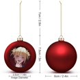 thumbnail image 2 of My Hero Academia Himiko Toga Christmas Balls Sparkling Christmas Tree Hanging Ornaments Party Home Decor Xmas Christmas Gifts, 2 of 8