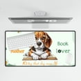 thumbnail image 4 of Beagle Mother Book Lover Living That Dog Mom Life Happy Mother's Day Desk Mat Full Keyboard Mouse Pad Beagles Dog Lover Gifts Idea Large Mousepad - 03004, 4 of 5