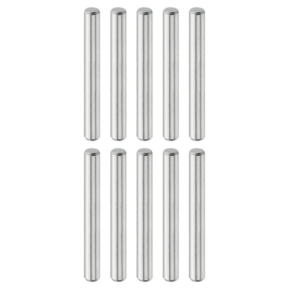 10 Pcs 1/8x1" Dowel Pins, Bearing Steel Cylindrical Dowel Pins Shelf Support Peg Pin Rod Fasten Elements Metal Shelf Pegs