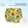 thumbnail image 2 of Rocae Farmhouse Sunflower for Girls' Cotton Boxer Briefs, Soft Mid-rise Panties-Medium, 2 of 5