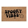 thumbnail image 1 of Black And White Halloween Themed Non-Slip Entry Mat For Front Door Kitchen Bathroom Polyester Absorbent Rug With Size A BW, 1 of 2