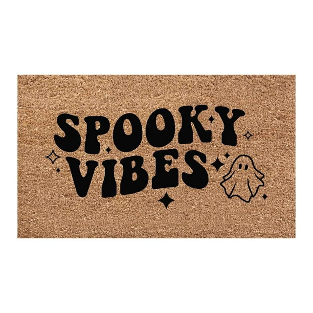 Boovnll Door Mat Outside Entrance, Soft Absorbent Catch Mud Halloween Printed Carpet Non-Slip Entry Door Entry Mat Absorbent Bathroom Kitchen Entryway Mat, Front Door Mat Outside Entrance, Door Mat