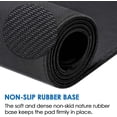 thumbnail image 4 of Large Gaming Mouse Pad with Stitched Edges, Oversized Mousepad with Superior Micro-Weave Cloth, Non-Slip Base, Water Resist Keyboard Pad, Desk Pad for Gamer, Office & Home, 47.3 x 23.6 in, Black, 4 of 6