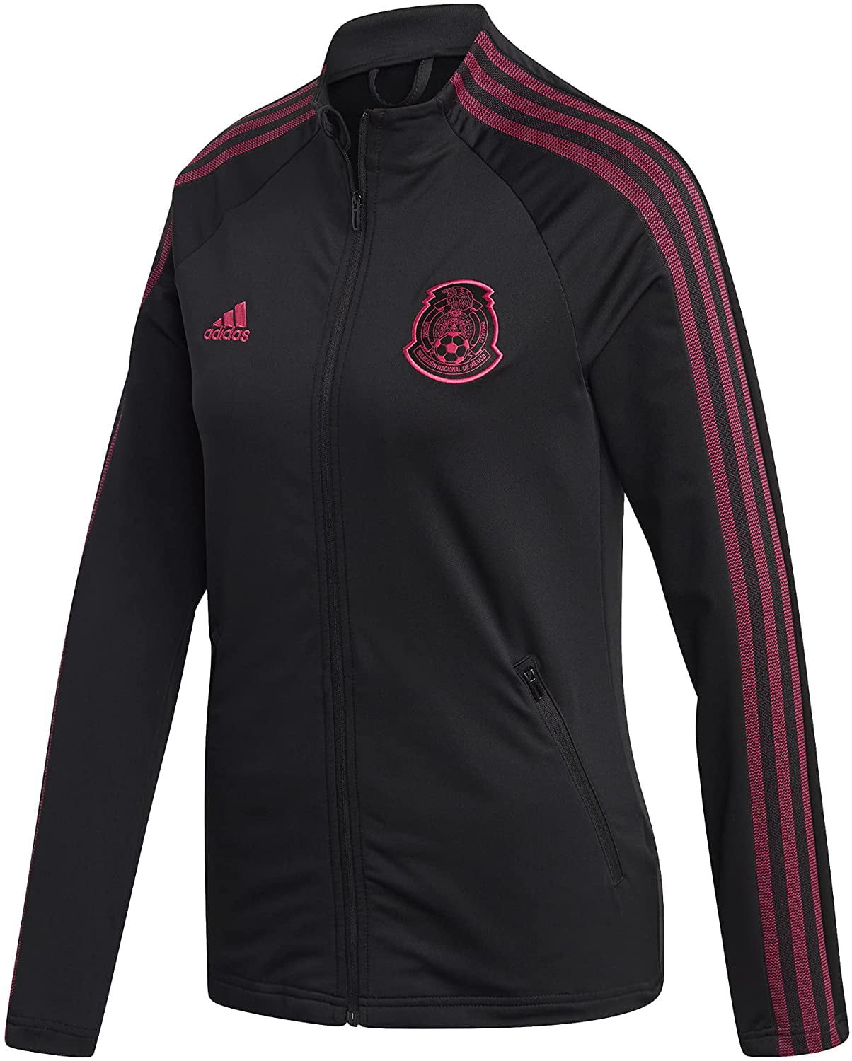 Adidas Women's Mexico National Team Anthem Jacket, Black