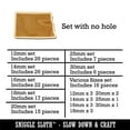 thumbnail image 2 of North Dakota State Silhouette Wood Mini Charms Shapes DIY Craft Jewelry - No Hole - 12mm (26pcs), 2 of 7