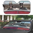 thumbnail image 3 of Doberman Design Car Sunshade For Windshield Protection, 3 of 6