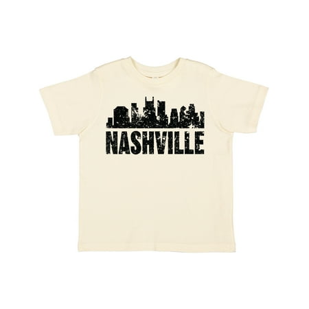 

Inktastic Nashville Skyline Grunge Gift Toddler Boy or Toddler Girl T-Shirt