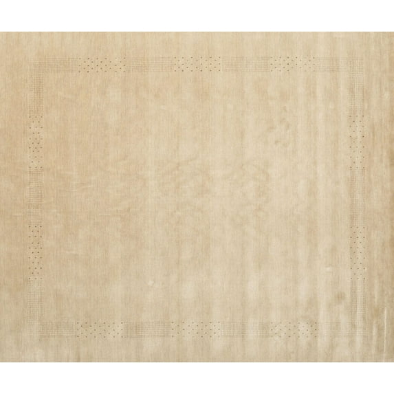 Ahgly Company Machine Washable Indoor Rectangle Contemporary Brown Area Rugs, 4' x 6'