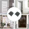 thumbnail image 5 of 4 Pieces Flat Hinge Holes Folding Butt Black Ball Bearing Hinge Aluminum Exterior Hinges Stainless Steel Hinge Heavy Duty Door Hinge for Interior and, 5 of 5