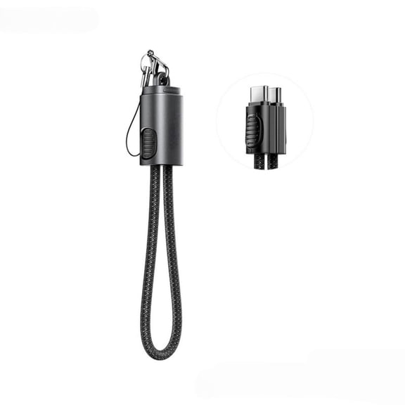 65W Keychain Charging Universal High Speed Power Portable Charger with Durable Alloy Design for Smartphones and Laptops