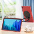 thumbnail image 5 of Dteck Kids Case for Galaxy Tab A7 10.4 2020 T500 T505 Rugged Kickstand with Pencil Holder Shockproof Heavy Duty Hybrid Three Layer Armor Silicone PC Tablet Cover, red, 5 of 6