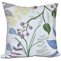 Simply Daisy 16" x 16" Botanical Floral Print Pillow
