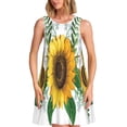 thumbnail image 1 of Kdxio Tournesols (2) Robes d'Été pour Femmes Décontractées Sans Manches avec Poche, 1 of 7