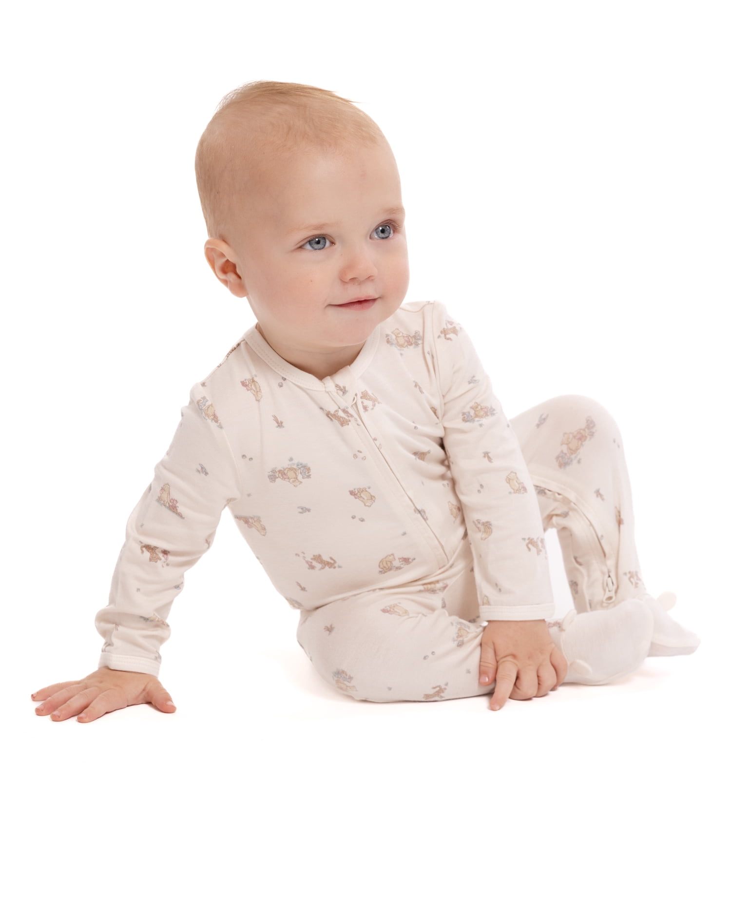 Disney Baby Wishes + Dreams Winnie the Pooh Footed Sleep N Play, Sizes Preemie-6/9 Months