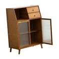 thumbnail image 1 of Elodie Kitchen Sideboard Cabinet Elegant Organizer for Farmhouse Restaurant Kitchen 2 Doors, 1 of 8