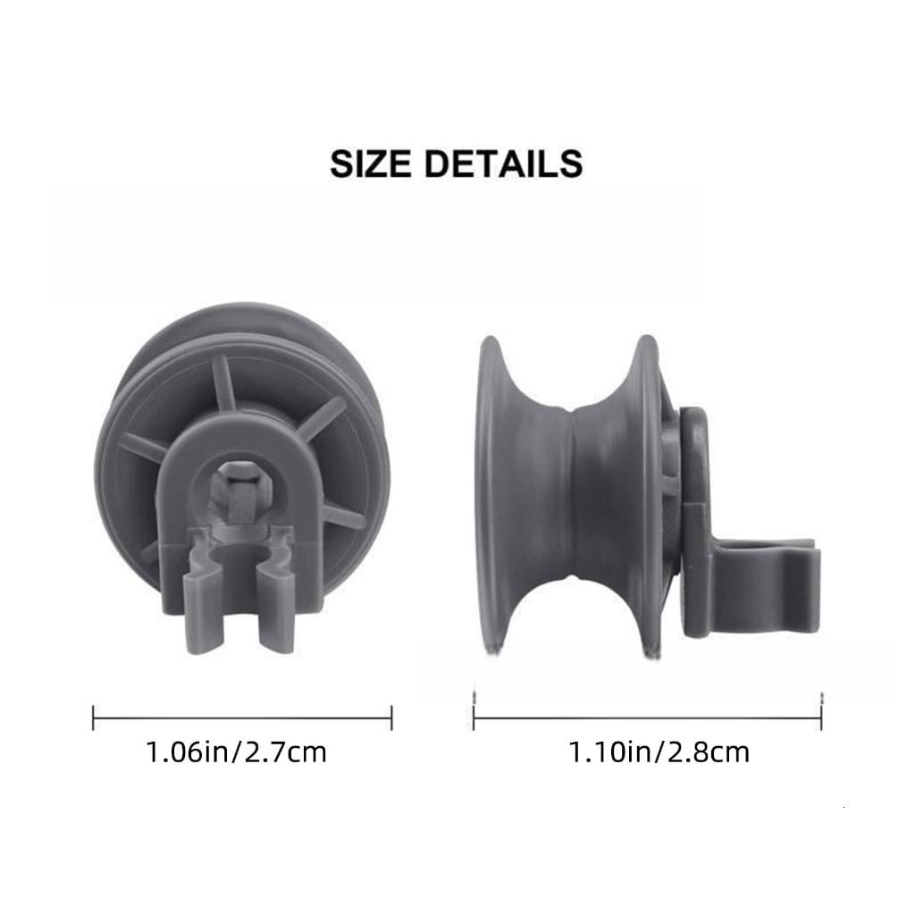 Replacement Wheels Plastic Dishwasher Rollers Suitable for Home and Commercial