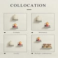 thumbnail image 6 of point Small Floating Shelves for Wall Set of 2 Natural Wood 8×4Inch Wall Shelf Mini Corner Shelf Decor Plant Display Mounted Kitchen Bathroom Bedroom Decorative Storage Tiny Stand, 6 of 6