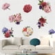 thumbnail image 4 of 2 pegatinas de pared con diseño de peonías y rosas, para sala de estar, dormitorio, baño, casa, decoración DIY, 4 of 5