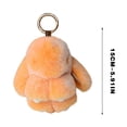 thumbnail image 4 of Bunny Plush Keychain key 6" Cute Chains for Women Plush Bag Charm Easter Basket Stuff Mother's Day Gifts Yellow, 4 of 8