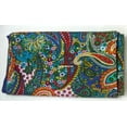 thumbnail image 3 of Handblock Multi Pasiely Print Handmade Cotton Kantha Quilting Throw Blanket Hippie Queen/King Size Bohemian Block Kantha Quilt With 2 Pillow Cover, 3 of 5