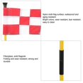 thumbnail image 3 of Bandera de golf Yashi bandera de green de ABS liviana con eje y orificio para copa, 3 of 5