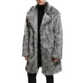 thumbnail image 4 of Men's Autumn And Winter Single Lapel Long Sleeve Coat Cardigan Coat, 4 of 9