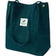thumbnail image 1 of Bolso de yute con flores vintage, bolso grande de tela para mujer, 1 of 4