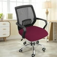 thumbnail image 5 of Elastic Stretch Office Chair Covers Super Fit Polyester Slipcovers for Computer Desk Chairs, Anti-Dust Removable Washable Seat Protector Cover for Home Office Kitchen Dining Furniture, 5 of 6