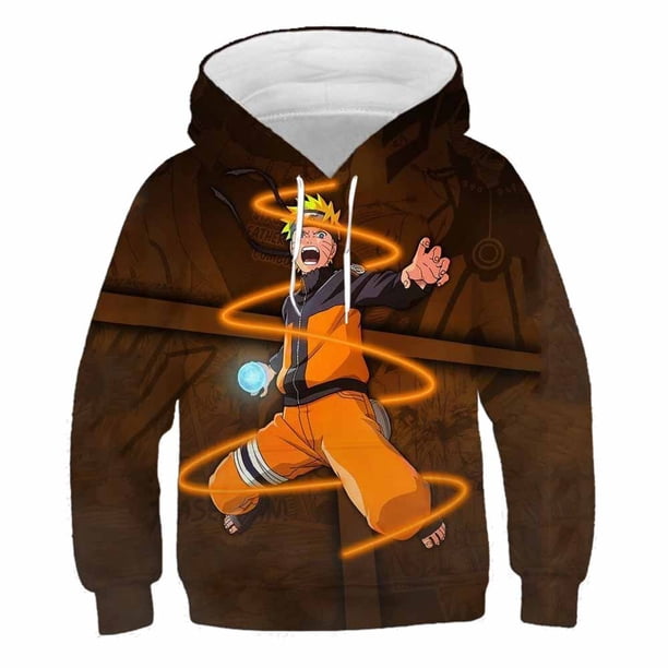 Anime japonés Naruto disfraz de juego de rol niño Sudadera con capucha sombrero disfraz para niños Top Harajuku Street Wear130 zhangyuxiang CONDUJO