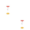 thumbnail image 4 of Sonducket 12 piezas de conector de diapositivas de de línea de pesca con broches de presión de agua salada Rojo 2piezas, 4 of 6