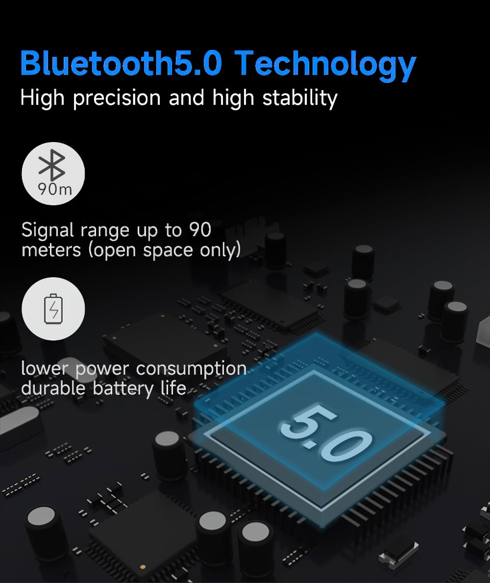 [Bluetooth 5.0 Accelerometer+Inclinometer] WT9011DCL MPU9250 High-Precision 9-axis Gyroscope+Angle(XY 0.2° Accuracy)+Magnetometer with Kalman Filter, Low-Power 3-axis AHRS IMU Sensor for Arduino