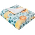 thumbnail image 2 of Kids Ultra-Soft Micromink Sherpa Blanket - Throw, Laughing Lions, 2 of 6