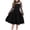 Test#26 Black, variant on mgoYE Sequin Dress for Girls Girls Dresses Contrast Mesh Puff Long Sleeve Mock Neck Formal Party A Line Short Tulle Dress(Navy,5-6 Years)